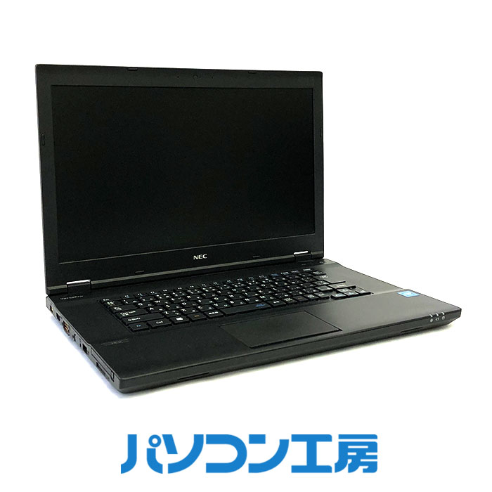 パソコン工房 再生中古ノートパソコン NEC VK16EA-U(-FN) Celeron 3855U 15.6型 Windows 10 4GB 256GB SATA SSD DVD-ROM