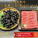 【ふるさと納税】しまね和牛肉・宍道湖しじみ(特大2Lサイズ)セット | 肉 お肉 にく すき焼 すきやき 島根和牛 シジミ ギフト お取り寄せ 特産品 グルメ ...