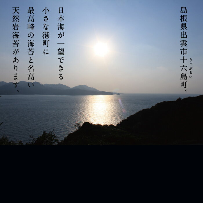 【ふるさと納税】【希少】天然岩のり　十六島海苔（うっぷるいのり） | 天然岩のり 十六島海苔 うっぷるいのり ノリ 高級 希少 お取り寄せ グルメ 正月 雑煮 うどん お吸い物 季節限定 島根県 出雲市