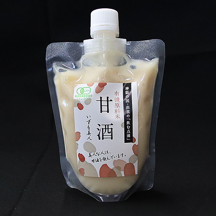 【ふるさと納税】有機JAS認証 白米 玄米 甘酒 250g×6本 | 米麹 あまざけ 米 お米 飲料 ギフト 島根県 出雲市