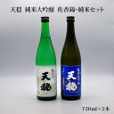 22位! 口コミ数「0件」評価「0」天穏 純米大吟醸 佐香錦・純米セット 720ml×2本 日本酒 飲み比べセット 島根県産米100%