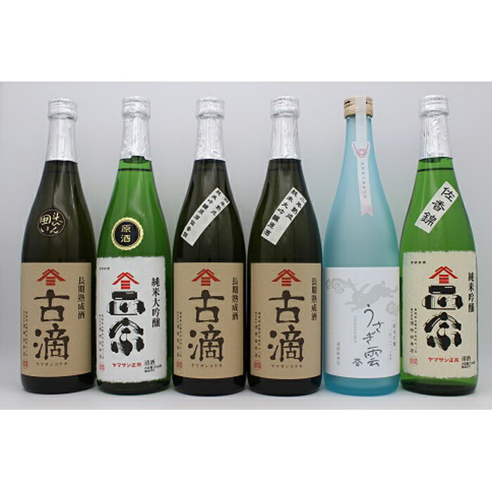 【ふるさと納税】ヤマサン正宗 島根 出雲 日本酒 飲み比べ 720ml 6本 | セット 詰め合わせ 詰合せ お酒 酒 さけ sake 大吟醸 純米大吟醸 原酒 お取り寄せ 人気 おすすめ