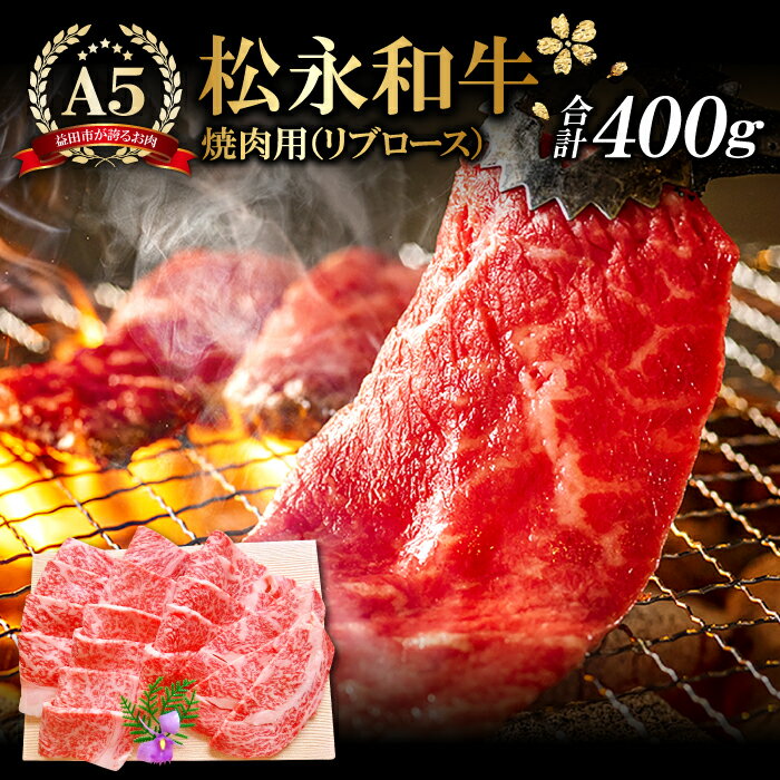 22位! 口コミ数「0件」評価「0」 松永和牛 A5ランク 焼肉用 リブロース 400g 肉 牛肉 黒毛和牛 ブランド牛 特産品 お取り寄せ グルメ お祝い ご褒美 贅沢 特別･･･ 