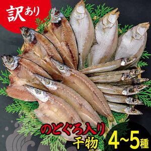 【ふるさと納税】 【訳あり】 干物 おまかせ 詰合せセット 4〜5種 規格外 国産 島根県産 大田市 魚介類 魚 のどぐろ ノドグロ 白いか あじ アジ カレイ ひもの 無添加 天日塩 並塩 減塩仕立て 不揃い 冷凍 特産品 お取り寄せ グルメ