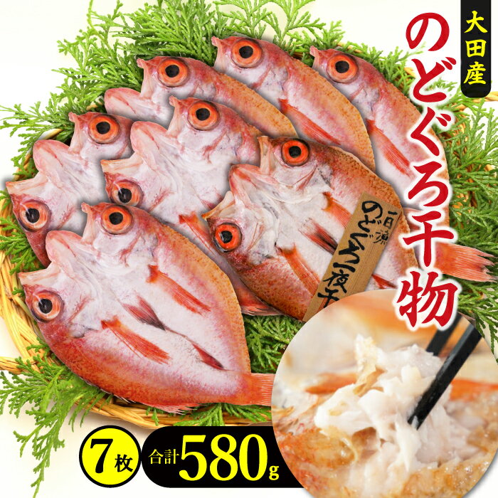 【ふるさと納税】 干物 のどぐろ 一夜干し たっぷり 7枚 580g 小サイズ 低塩熟成 低塩 うす塩 熟成 天...