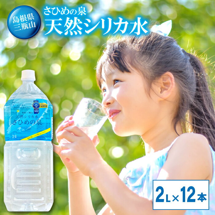 2位! 口コミ数「2件」評価「4.5」 水 ミネラルウォーター さひめの泉 2L×6本×2ケース 国産 島根県産 大田市 三瓶山 最高品質 天然水 鉱水 軟水 ナチュラルミネラル･･･ 