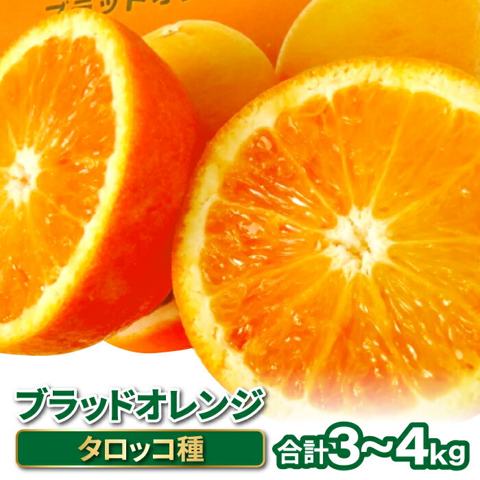 とっさんのちょい赤オレンジ ブラッドオレンジ タロッコ種 配達指定日不可 2箱 3kg〜4kg フルーツ くだもの 果物