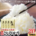 【ふるさと納税】 【新米 先行受付】食味鑑定士厳選 島根こしひかり 20kg(5kg×4袋)【米 コシヒカリ 令和7年産 先行予約 新米予約 精米 島根県 安来市】