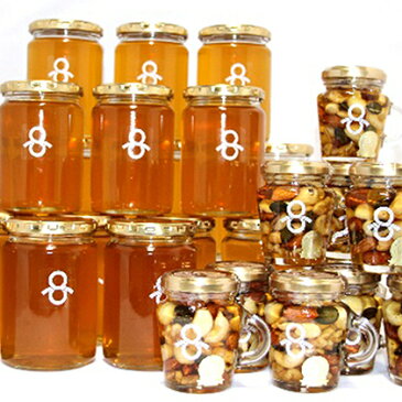 【ふるさと納税】はちみつナッツ、はちみつ(28個セット) 【加工食品】