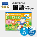 12位! 口コミ数「0件」評価「0」プリント 江津市限定返礼品 七田式小学生プリント 国語 5年生 SC-47　【しちだ 七田式 プリント 小学生 教育 教材 国語】