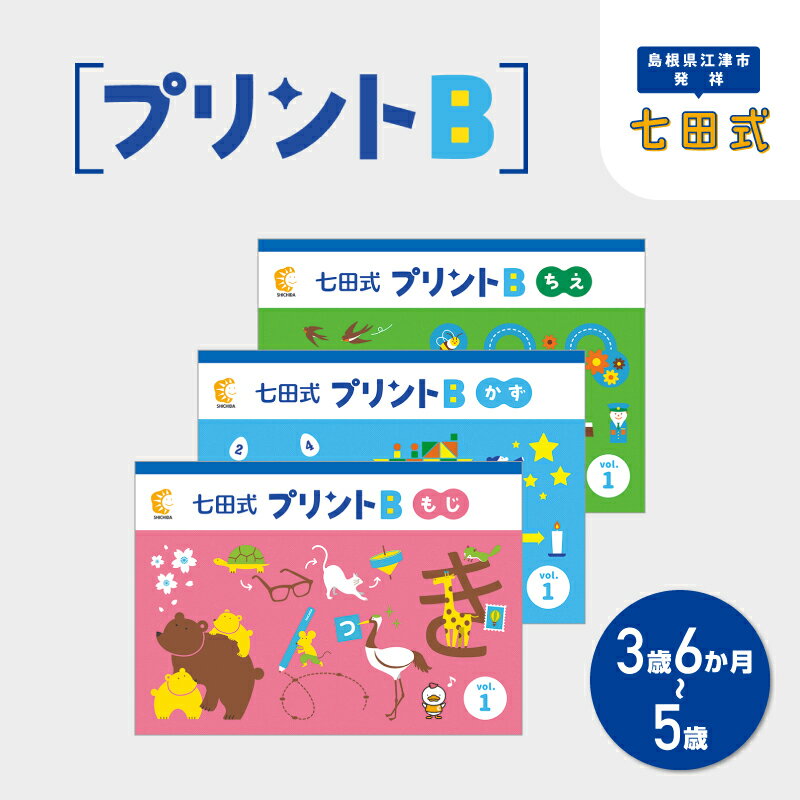 20位! 口コミ数「0件」評価「0」江津市限定返礼品 七田式プリントB 3歳半～5歳 SC-50【しちだ 七田式 プリント 3歳 4歳 5歳 幼児 教育 学習 教材 ちえ もじ･･･ 