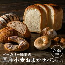 13位! 口コミ数「9件」評価「4.56」パン セット ベーカリー紬麦の国産小麦おまかせパンセット 7〜8個程度 BT-3【国産小麦 食パン 食事パン 菓子パン ベーグル】