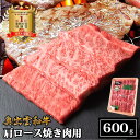 【ふるさと納税】奥出雲和牛肩ロース焼き肉用 600g／生産数が少ない 幻の黒毛和牛 国産 島根県産 牛肉 黒毛和牛 おすすめ 人気