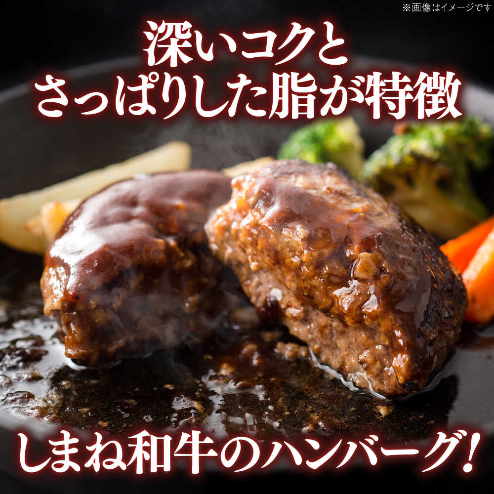 【ふるさと納税】【選べる容量】【お歳暮対象】【島根のハンバーグといえばコレ!】ハンバーグ しまね和牛肉厚ハンバーグ200g×3個or5個or10個セット 選べる ハンバーグ しまね和牛 小分け 肉 肉厚 和牛 簡単調理 湯煎 お試し 島根県雲南市/株式会社 みやげ山海[AIDZ001]