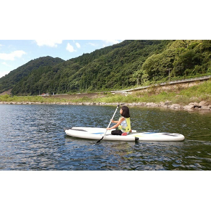 【ふるさと納税】 千千香 SUPで川下り4km 2名分 【体験チケット SUP】