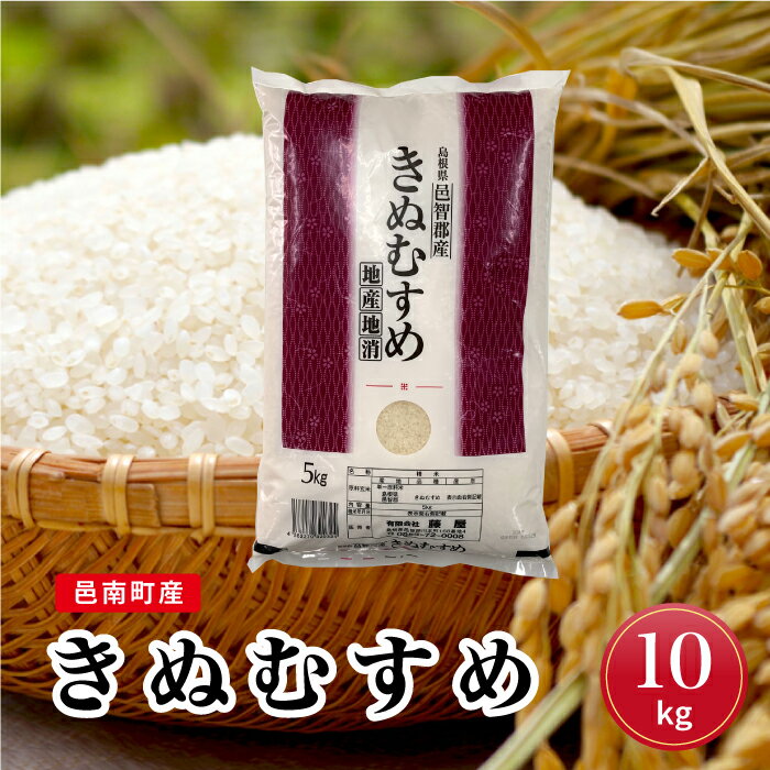 【ふるさと納税】 令和5年産！ 邑南町産 きぬむすめ 10kg