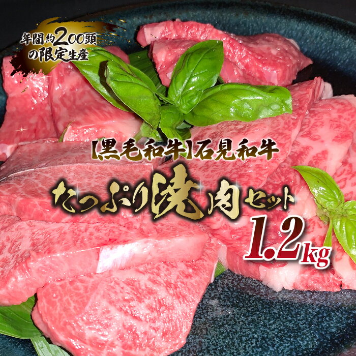 [黒毛和牛]石見和牛たっぷり焼肉セット1.2kg