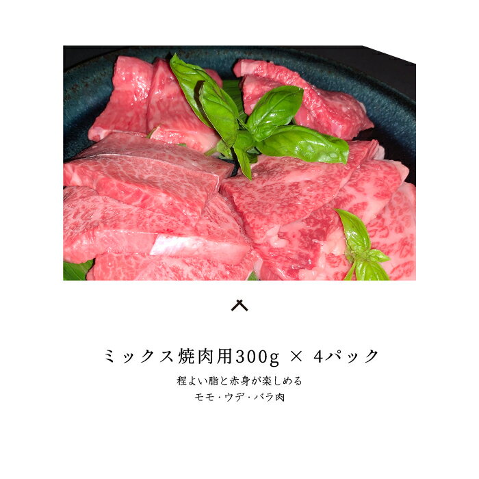 【ふるさと納税】【黒毛和牛】石見和牛たっぷり焼肉セット1.2kg