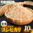 【ふるさと納税】 令和7年産 有機JAS 認証米有機於保地米 【玄米】コシヒカリ10kg(5kg×2袋)