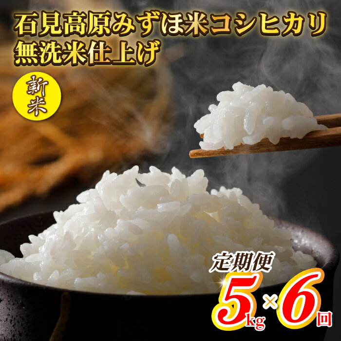 【ふるさと納税】【定期便】令和5年産 石見高原みずほ米 コシ