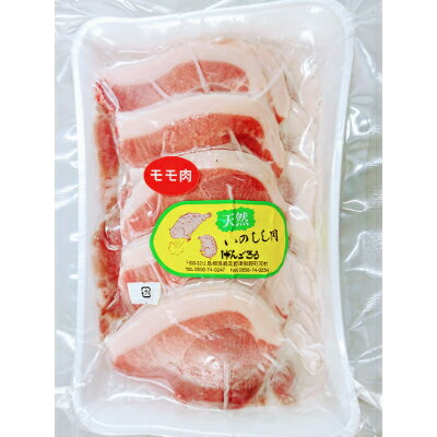 【ふるさと納税】【猪肉好きにはたまらない脂身多め】人気のジビエ・イノシシ肉スライス1kg (250g×4パック)【配送不可地域：離島】【1218350】