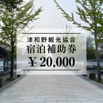 京都の旅行券（宿泊券） 【ふるさと納税】山陰の小京都、津和野で使える宿泊補助券20,000円ぶん【1266582】