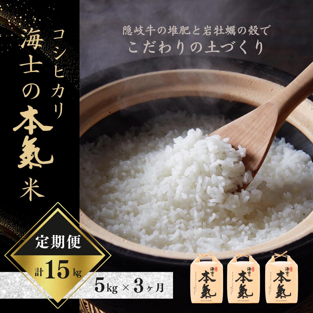 [令和5年度産!本氣米5kg×3か月定期便]計15kg! ブランド米 お米 精米 白米 弁当 ごはん ご飯 おにぎり 母の日 父の日 バーベキュー ギフト 定期便