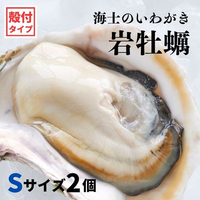 [のし付き いわがき 殻付きSサイズ 2個]海士のいわがき 岩牡蠣 生食可 冷凍 牡蛎 牡蠣 かき カキ 岩牡蠣 いわがき 冷凍 父の日 母の日 バーベキュー ギフト