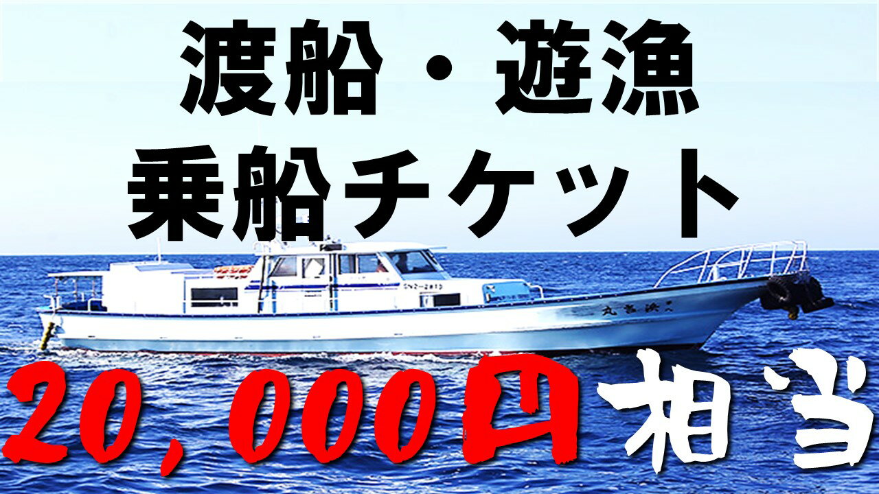 13位! 口コミ数「0件」評価「0」渡船・遊漁 乗船チケット 20000円相当