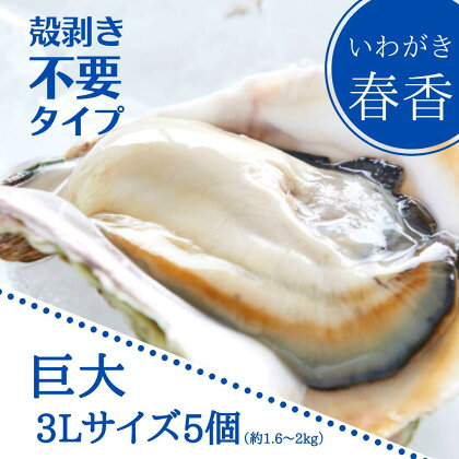 【ブランドいわがき春香 殻なし 3Lサイズ 5個】 岩牡蠣 生食可 冷凍 牡蛎 牡蠣 かき カキ 岩牡蠣 いわがき冷凍 父の日 母の日 バーベキュー ギフト