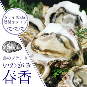 【ふるさと納税】海士町産 ブランド 岩牡蠣 いわがき 春香 フルシェル S 2個 生食 牡蠣 冷凍 小分け 340g~470g