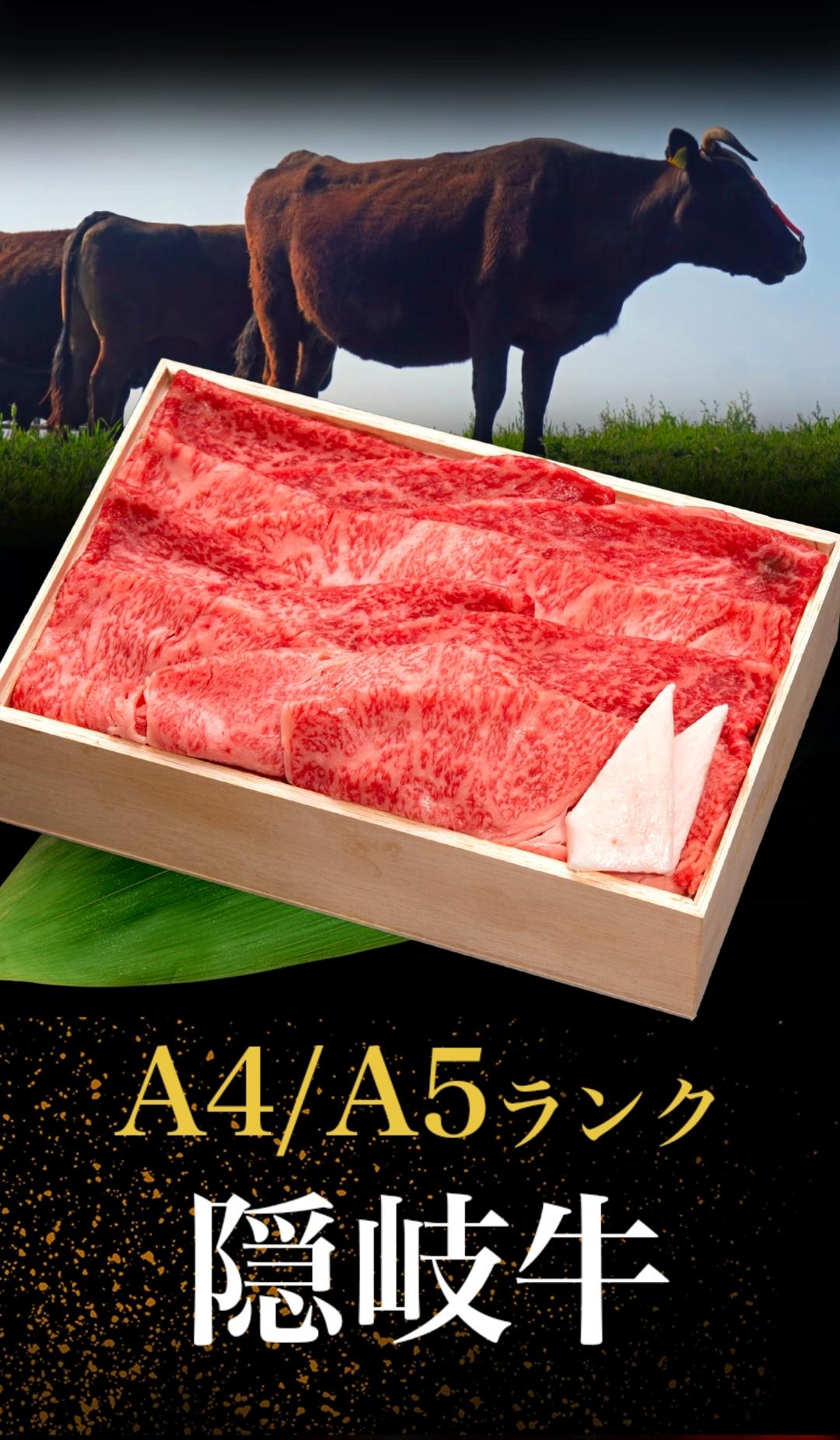 【ふるさと納税】【幻の黒毛和牛 ロース・上赤身すき焼き用500g】島生まれ島育ちのブランド黒毛和牛 隠岐牛 黒毛和牛 牛肉 肉 A4 A5 ブランド牛 ロース すき焼き 鍋 上赤身 年末年始 お正月 お歳暮 御歳暮 ギフト