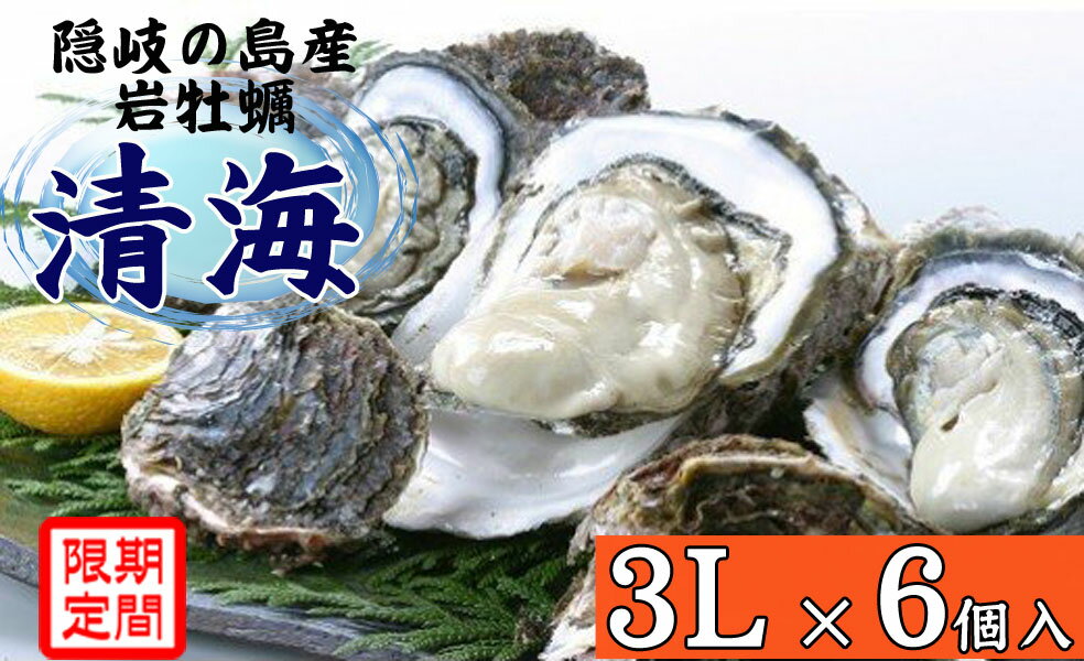 【ふるさと納税】隠岐のいわがき「清海」3L【6個セット】