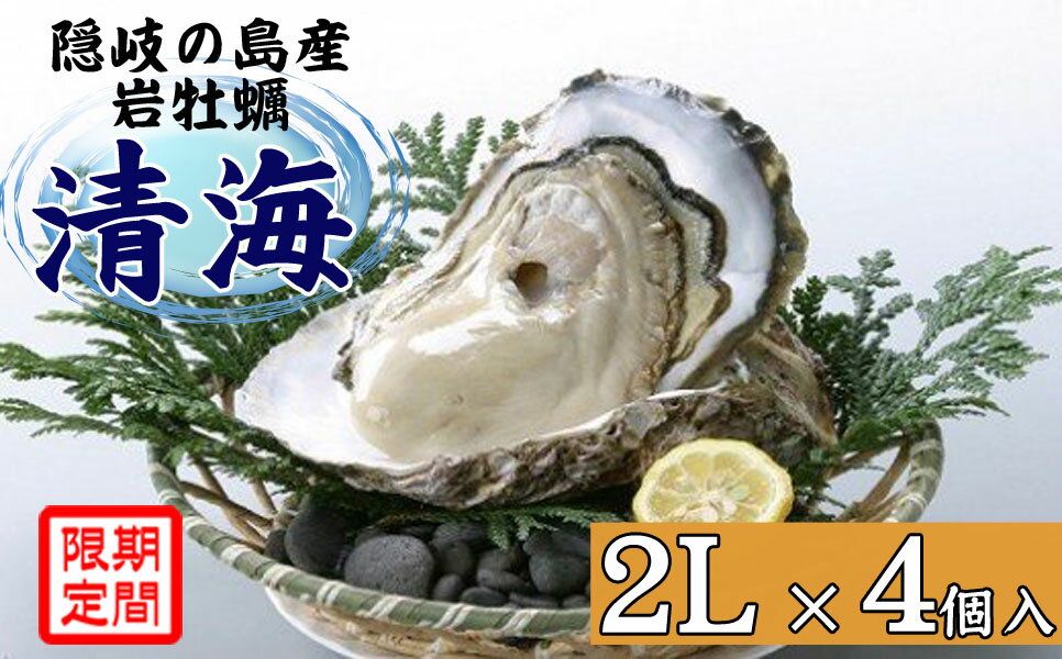 【ふるさと納税】隠岐のいわがき「清海」2L【4個セット】