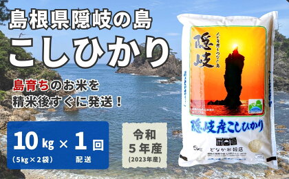 【令和5年産】隠岐産こしひかり10Kg（5Kg×2袋）