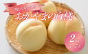 【ふるさと納税】桃 2025年 先行予約 晴れの国 特産 ! おかやまの 白桃 2kg(5玉〜7玉) もも モモ 岡山県産 国産 フルーツ 果物 ギフト | も...