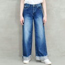 【ふるさと納税】【全2サイズ】T-ASSACレディースジーンズ「WIDE/LIGHT INDIGO」(ワイド)選べる サイズ ファッション・デニム