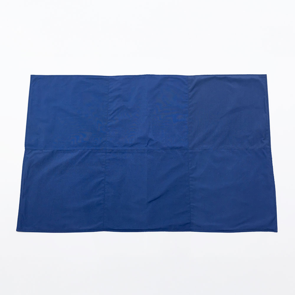 消防活動服からできた防災シート 防災 シート 岡山 倉敷市