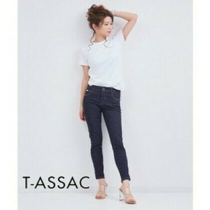 【ふるさと納税】【全2サイズ】T-ASSACレディースジーンズ「SKINNY/INDIGO」（スキニー）　【ファッション・デニム】