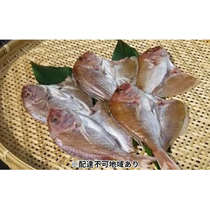 【ふるさと納税】天然鯛の一夜干し5尾（1尾約180g～200g）【配達不可：離島】　【魚貝類・タイ・鯛・干物・鯛の一夜干し・真鯛・マダイ】