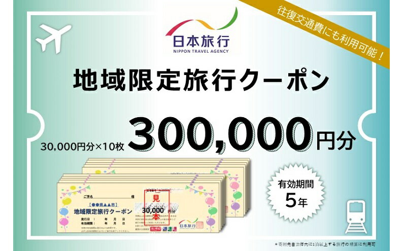 【ふるさと納税】日本旅行 地域限定旅行クーポン【300,000円分】　【 チケット 旅行 宿泊 宿泊券 旅行クーポン 家族旅行 一人旅 】その2