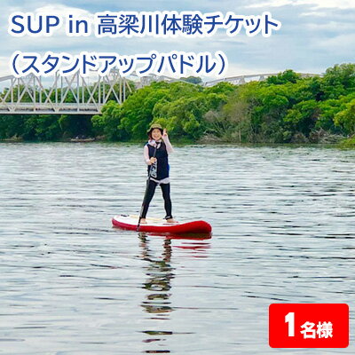 SUP in 高梁川体験チケット 1名様 約2時間コース スタンドアップパドル 中州 観光 トラベル 旅行 宿泊 アクティビティ 岡山県 倉敷市　【体験チケット】