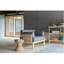 【ふるさと納税】ヒノキのブロックソファ ラウンジ TSUYAMA FURNITURE_ ソファ ブロックソファ ソファー 木製 インテリア 日本製 1人 1人掛け シンプル 家具 ヒノキ 桧 美作ヒノキ 椅子 リビング 岡山県 津山市 【1402142】