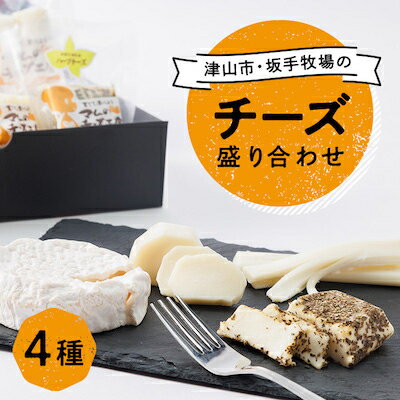 【ふるさと納税】津山市・坂手牧場のチーズ盛り合わせ(4種類入り)【配送不可地域：離島】【1418885】のサムネイル