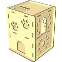 【ふるさと納税】3層強化ダンボール製 猫が選んだ『ニャンだ!!ねこハウス』 1戸用_ ペット用品 猫 猫ハウス ねこハウス ねこ ネコ ペット ハウス ペットグッズ ダンボール 強化ダンボール 組み立て 日本製 岡山県 津山市 ギフト プレゼント 【1437593】