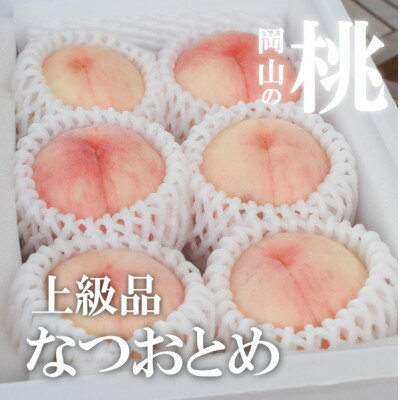 [きよとうファーム]乙女のような可愛い甘い桃「なつおとめ」上級品 5-7玉入(岡山県産)[配送不可地域:離島]