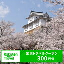 【ふるさと納税】 岡山県津山市の対象施設で使える楽天トラベルクーポン 寄付額1,000円(クーポン額300円)