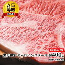 【ふるさと納税】A5等級 黒毛 和牛 サーロインステーキ 約400g 約200g 2枚 岡山県産 【 牛肉 サーロイン ステーキ 黒毛和牛 】 お届け：2023年1月中旬以降～