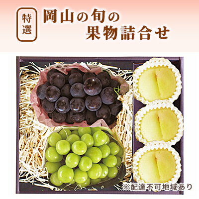 【ふるさと納税】桃 ぶどう 2026年 先行予約 特選 岡山の旬の果物詰合せ-1 もも ブドウ 葡萄 晴王 岡山県産 国産 フルーツ 果物 ギフト おかやま夢白...