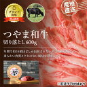 【ふるさと納税】つやま 和牛 切り落とし 約600g 肉 